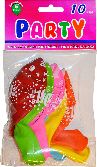 Latex blöðrur vörunr. 70610-00